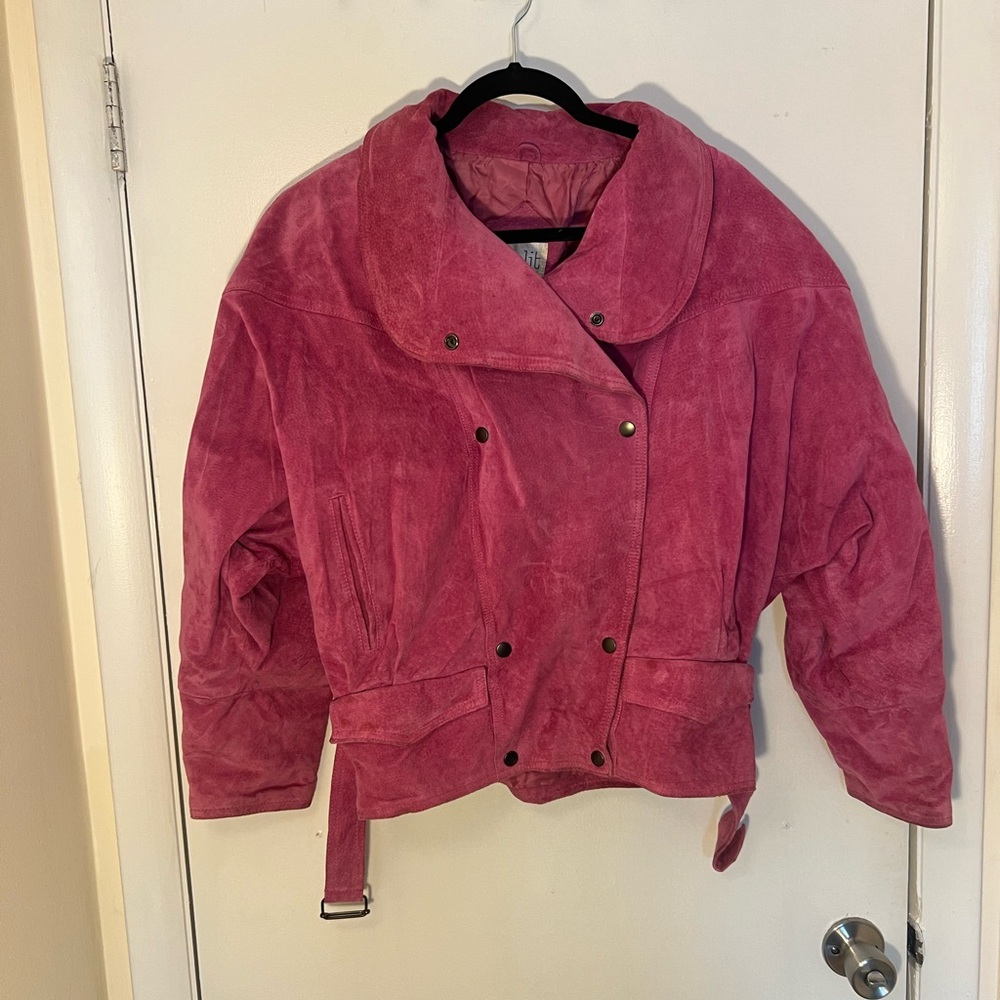 Winlet Korean made vintage leather jacket